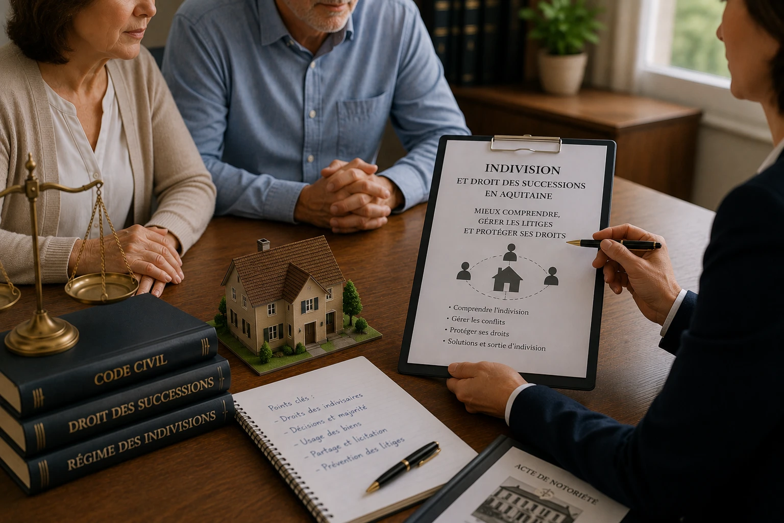 Indivision et droit des successions en Aquitaine