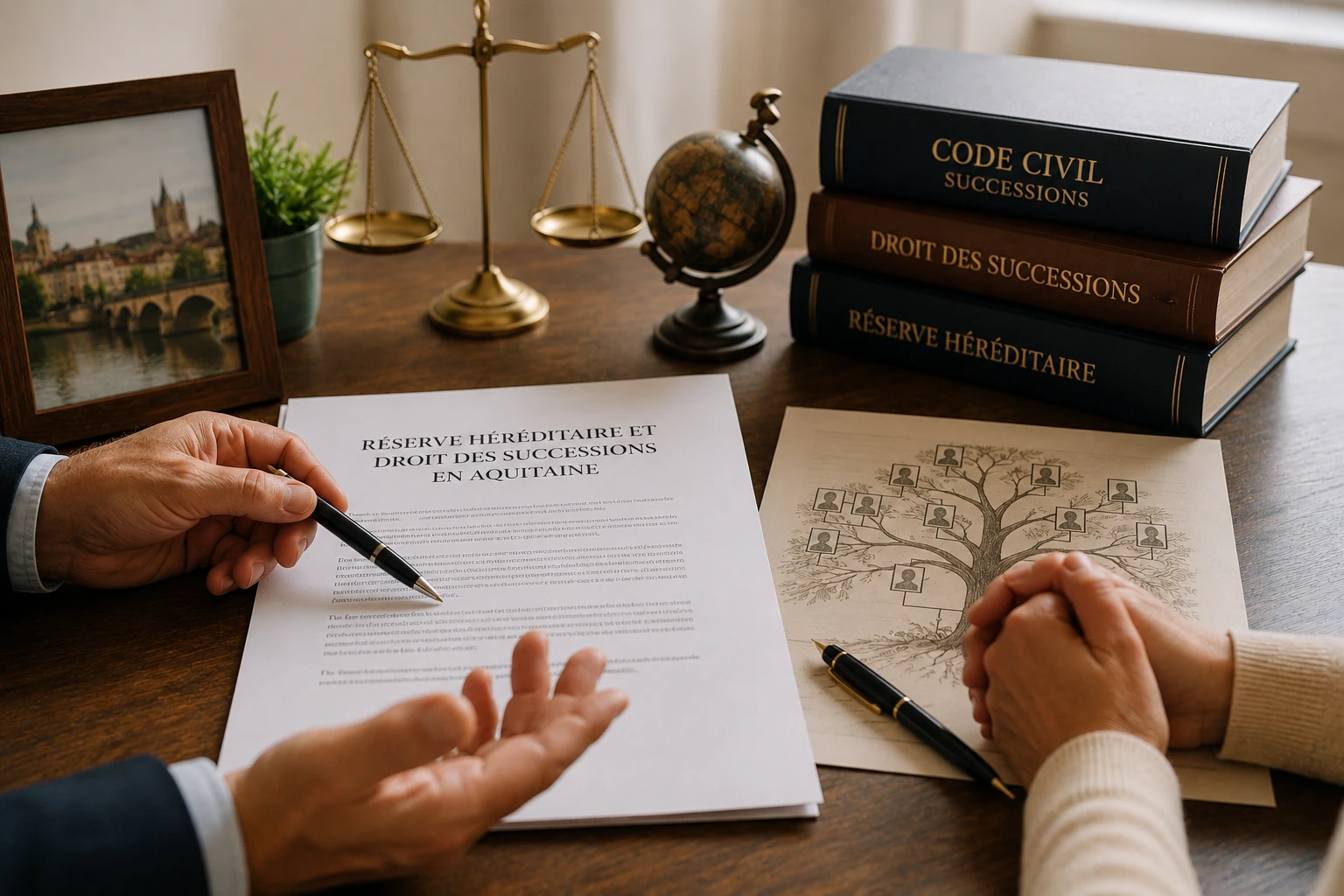 Réserve héréditaire et droit des successions en Aquitaine